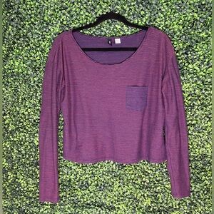 BDG Striped Crop Top